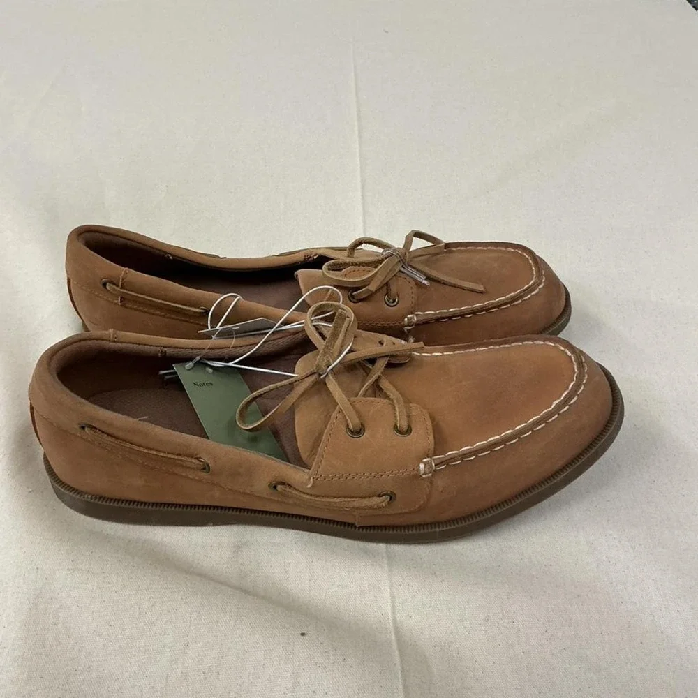 Classic brown boat shoes from Goodfellow & Co.